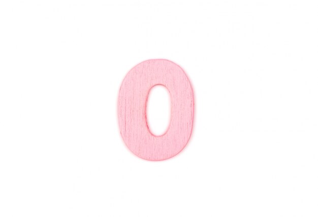 Houten letter o