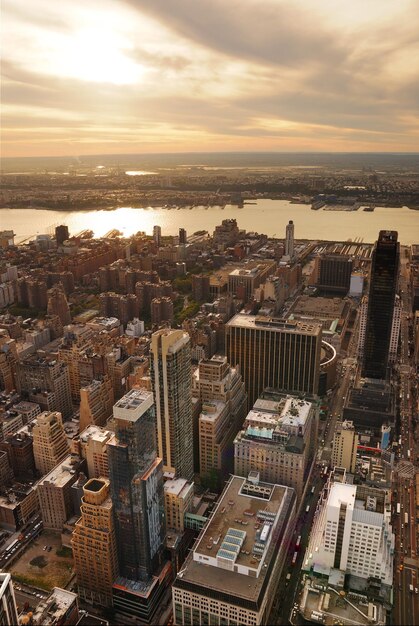 Hudson River zonsondergang