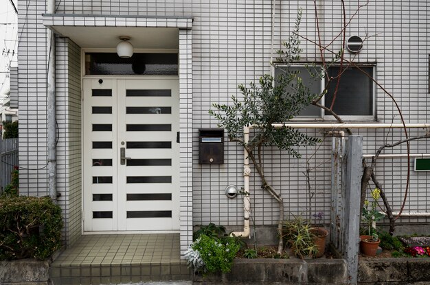 Huisingang en natuur Japanse cultuur