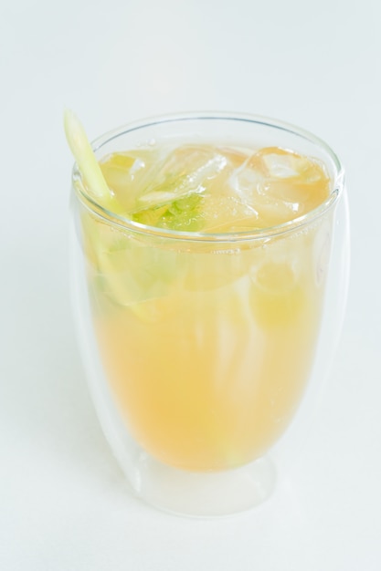 Iced lemon glass