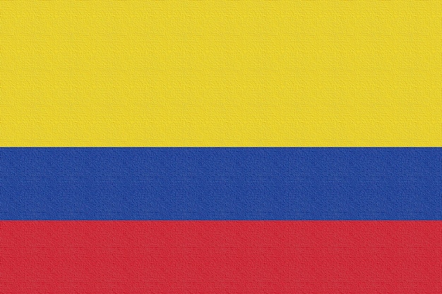 Illustratie van de nationale vlag van colombia