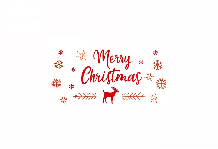 Gratis Foto illustratie van een kerstpostkaart