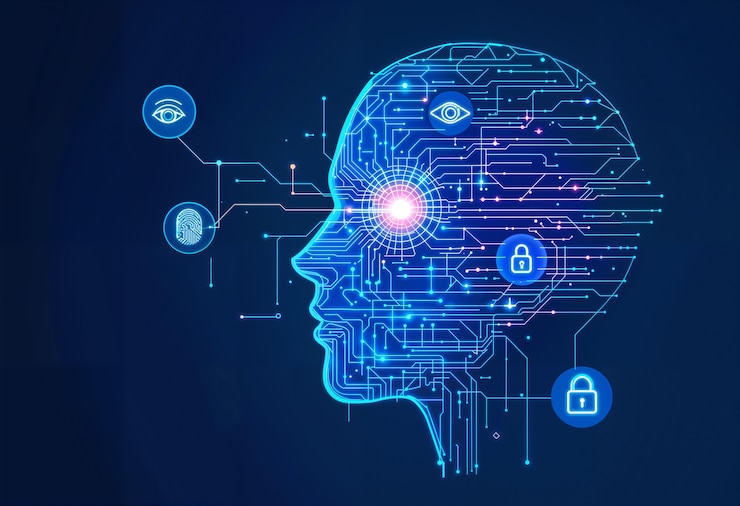 Gratis Foto illustratie van het concept van cybersecurity