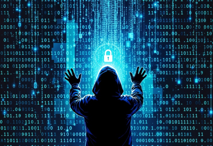 Gratis Foto illustratie van het concept van cybersecurity