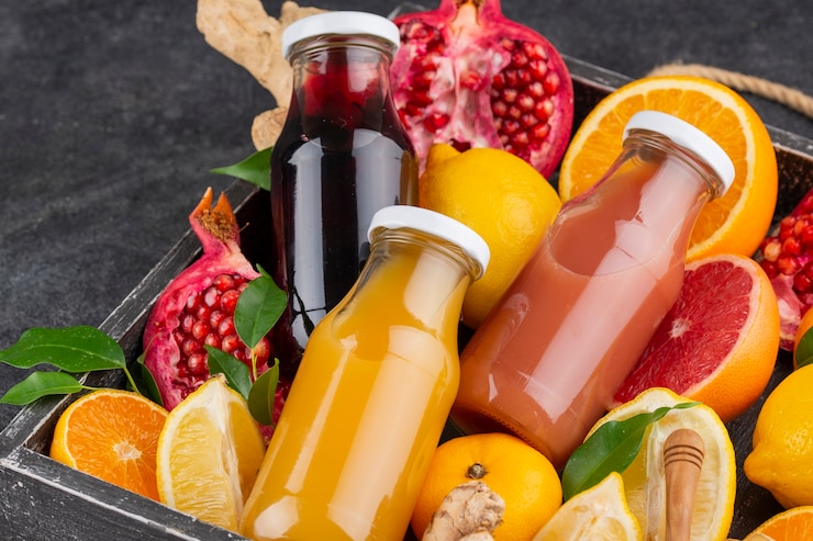 Gratis Foto immuniteitsverhogende voeding voor een gezonde levensstijl met citrus