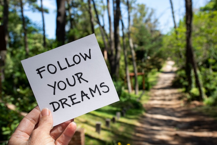 Gratis Foto inspirerende quote in de natuur
