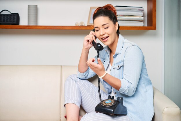 Interessant gesprek aan de telefoon