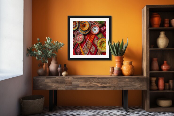 Gratis Foto interieurdecoratie geïnspireerd op mexicaanse folklore