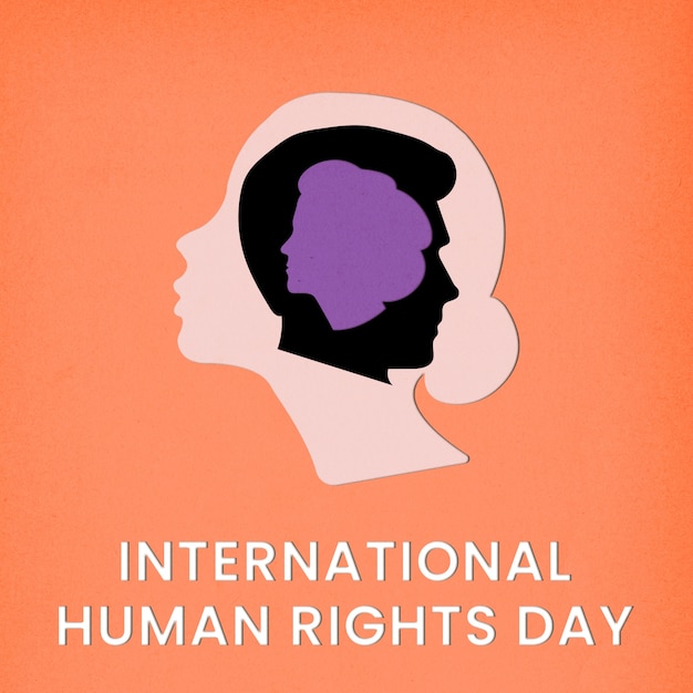 Gratis foto internationale dag van de mensenrechten collage