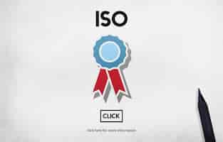 Gratis foto iso international standards organization kwaliteitsconcept