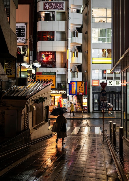 Japan tekent stedelijk landschap