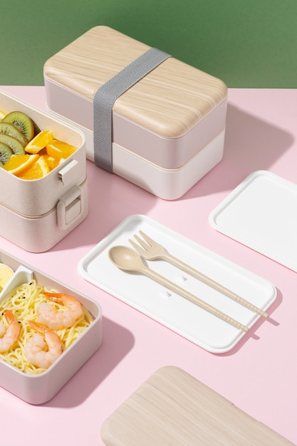 Japanse bentobox-samenstelling