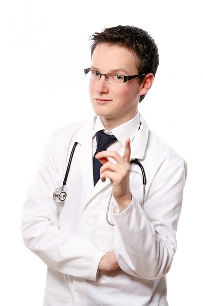 Jonge medische student