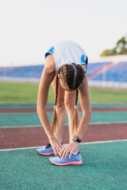 Jonge sportieve bindveters