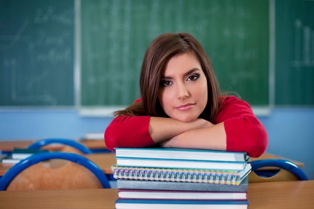 Jonge studenten in de klas