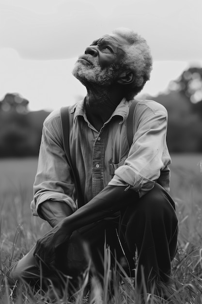 Gratis foto juneteenth viering met symbolische weergave van het einde van de slavernij in de verenigde staten