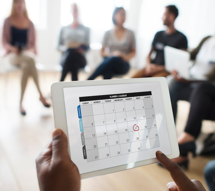 Gratis Foto kalender schema takenlijst