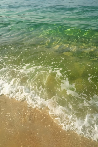 Gratis foto kalmerende scène met fotorealistisch idyllisch zeelandschap