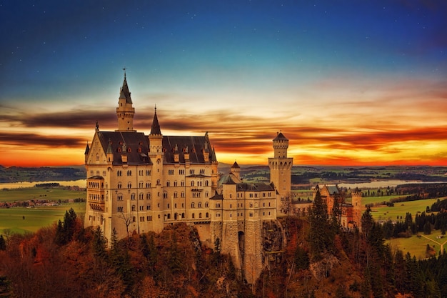 Gratis foto kasteel neuschwanstein, duitsland