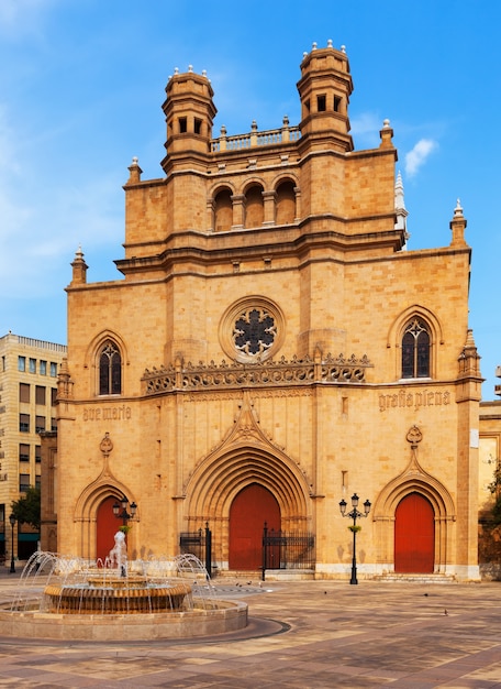 Kathedraal van saint mary. castellon de la plana