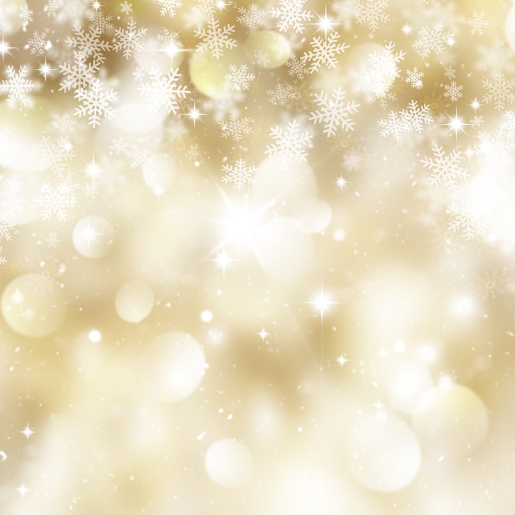 Gratis Foto kerst achtergrond van vallende sneeuwvlokken