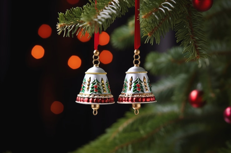 Gratis Foto kerstboom bel ornament