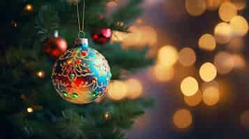 Gratis foto kerstboombolornament