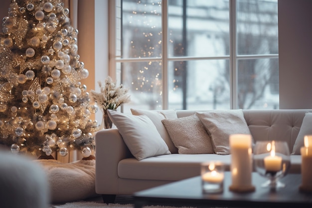 Gratis foto kerstdecor huis