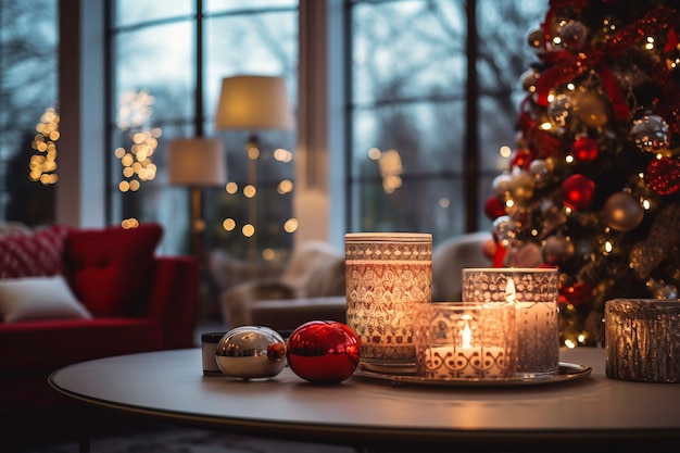 Kerstdecor huis