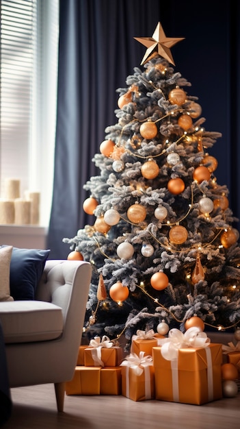 Kerstdecor huis