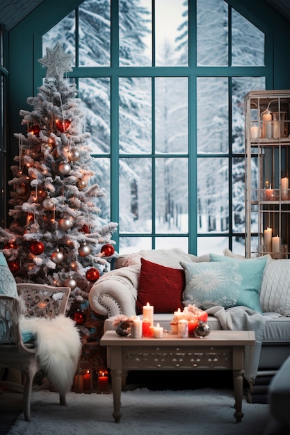 Gratis foto kerstdecor huis