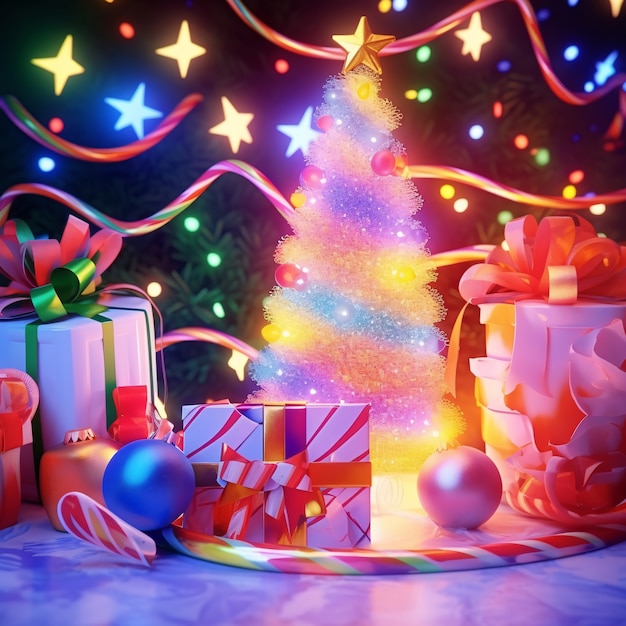 Gratis foto kerstfeestconcept