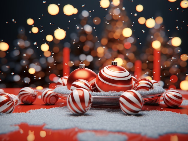 Gratis foto kerstfeestconcept