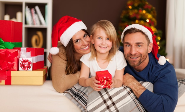 Kersttijd met liefdevolle familie