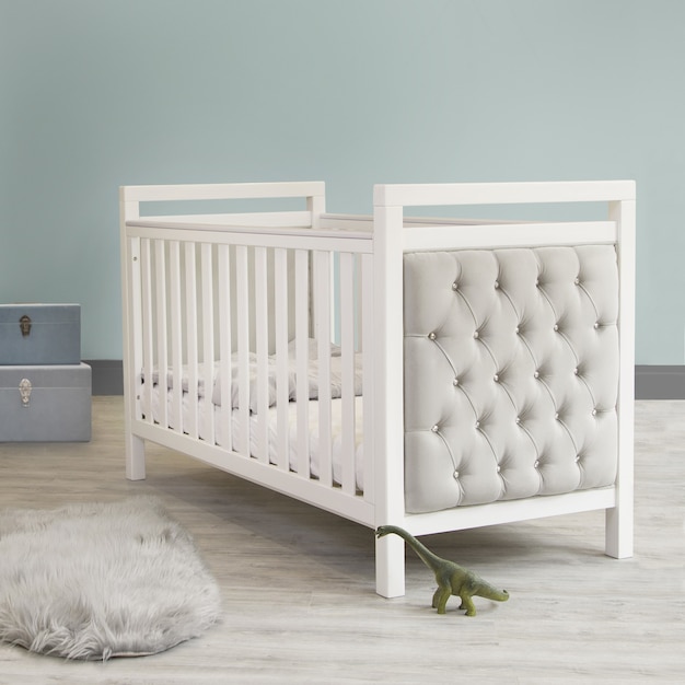 Gratis foto kinderbed babybed fluweel kinderkamer