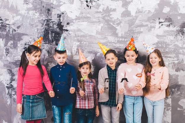 Gratis foto kinderen die een verjaardag vieren