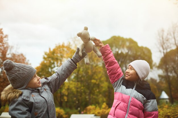 Kinderen in het park