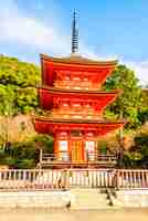 Gratis foto kiyomizu deratempel in kyoto in japan