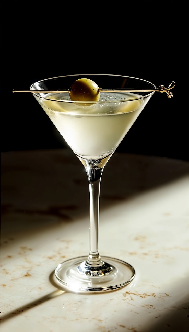 Gratis Foto klassieke martini cocktail