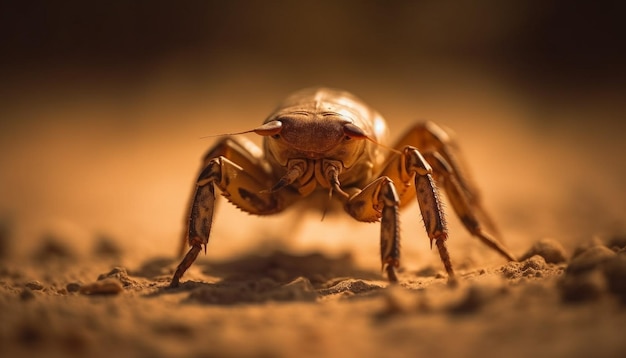 Gratis foto kleine geleedpotigen in de natuur mieren wespen spinnen gegenereerd door ai