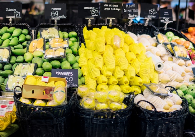 Gratis foto kleinhandel supermarkt supermarkt supermarkt fruitmarkt