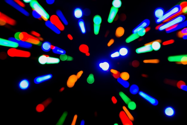 Gratis foto kleurrijke abstracte bokeh licht achtergrond