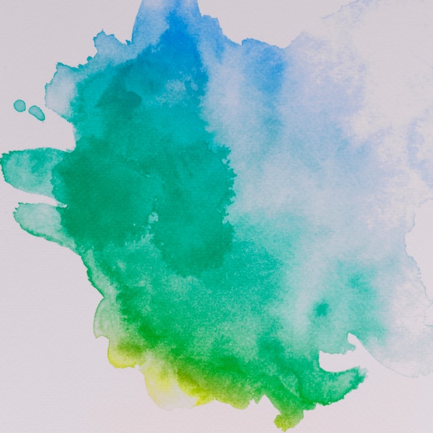 Gratis foto kleurrijke compositie met aquarel penseelstreken