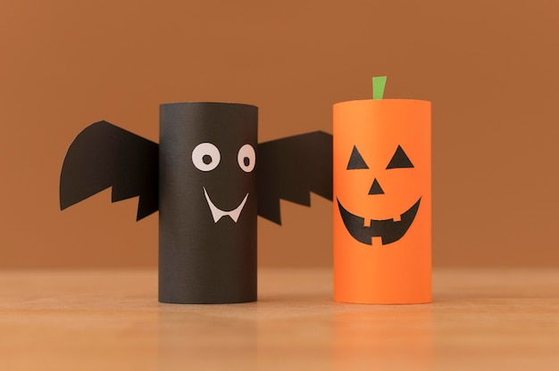 Kleurrijke decoraties voor halloween set