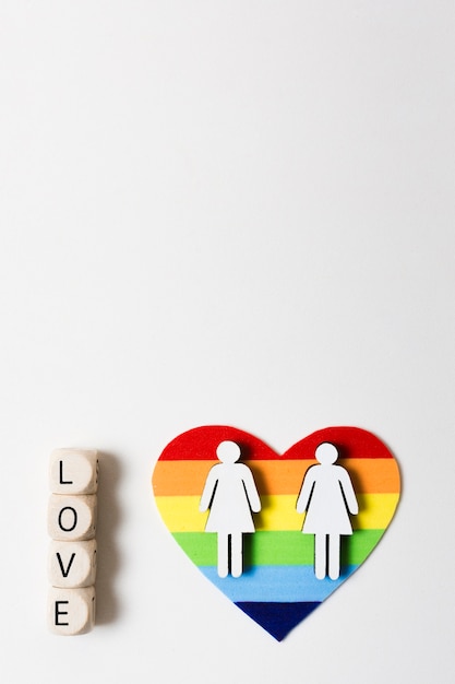 Kleurrijke homo diversiteitsregenboog