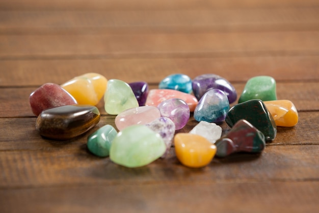 Gratis foto kleurrijke steentjes stenen