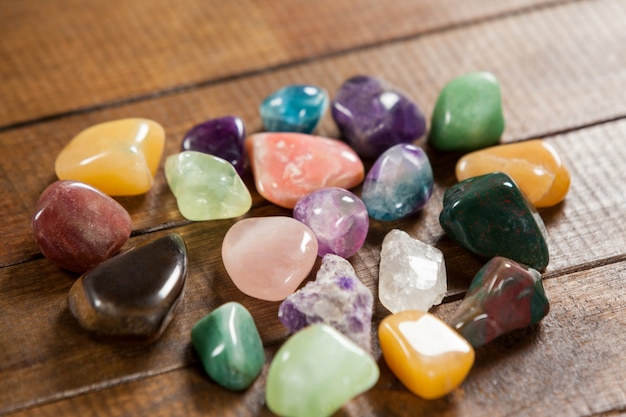 Kleurrijke steentjes stenen
