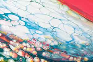 Gratis foto kleurrijke vloeibare marmeren achtergrond abstracte vloeiende textuur experimentele kunst