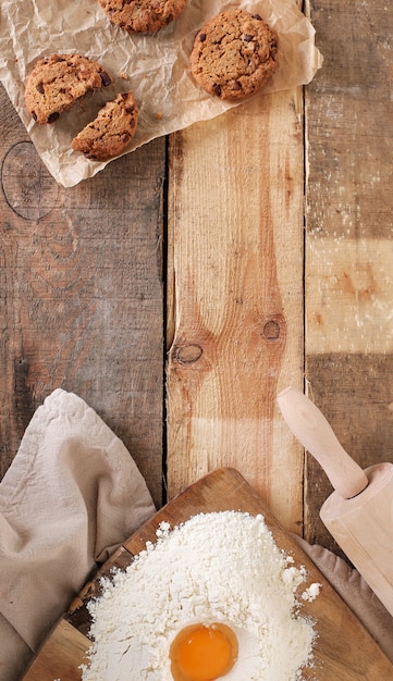 Koekjes bakken in de keuken