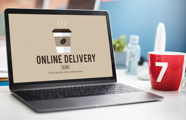 Koffie Afhaal Bestelling Online Levering Menu Concept